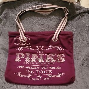 Victoria's Secret Vintage Pink '86 TourTote Bag - Purple.